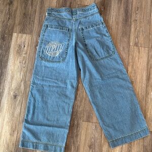 Relaxed Fit Men's Denim Jeans - Light Blue